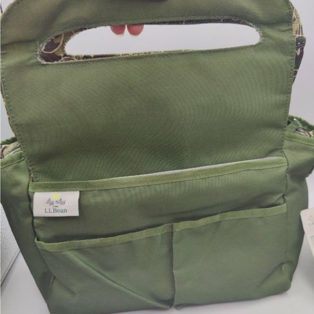 L.L. Bean Olive Baby Bag